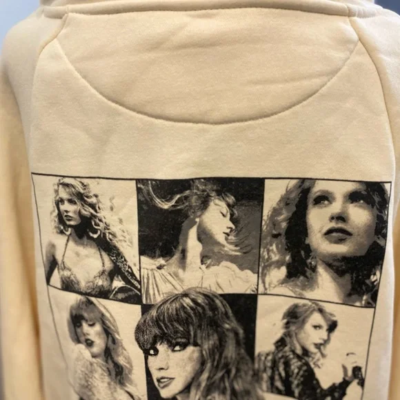 TAYLOR SWIFT OFficial 2023 the eras tour BEIGE HOODie - Picture 10 of 13